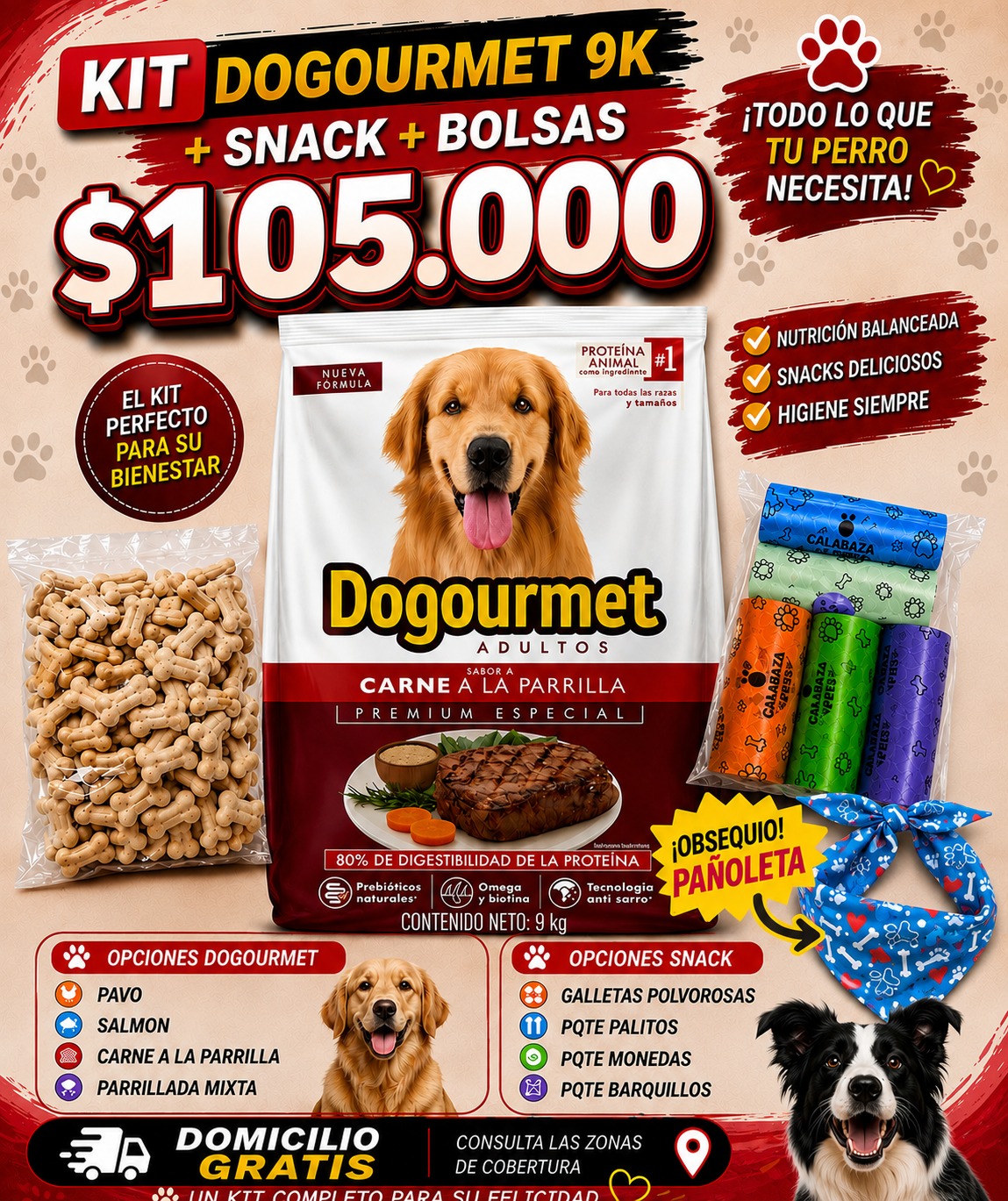 Combo Perro Todo Terreno
